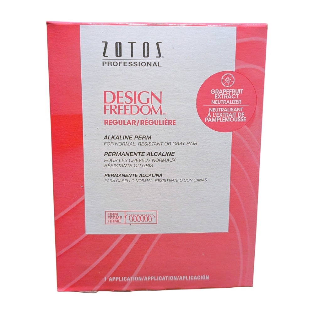 Zotos Design Freedom Regular Alkaline Firm Perm Normal Resistant Gray Hair